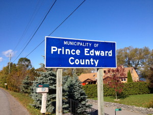 Prince Edward County Sign