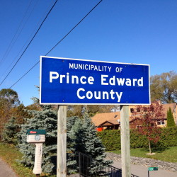 Prince Edward County Sign